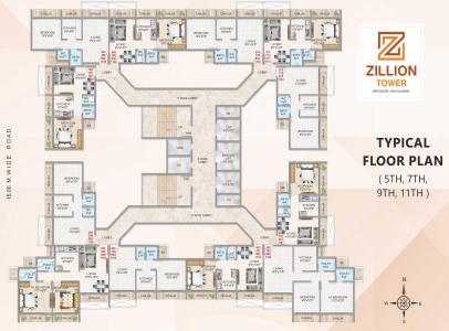 Zillion Tower Floor Plan 6